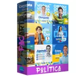 Pack de 100 artes para Política