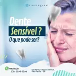 Pack para dentista com 279 artes editáveis no canva