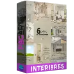 Pacote de 25 Artes Editáveis no Canva para Anúncios de Design de Interiores