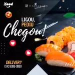 Pack para Sushi com 280 artes editáveis no canva